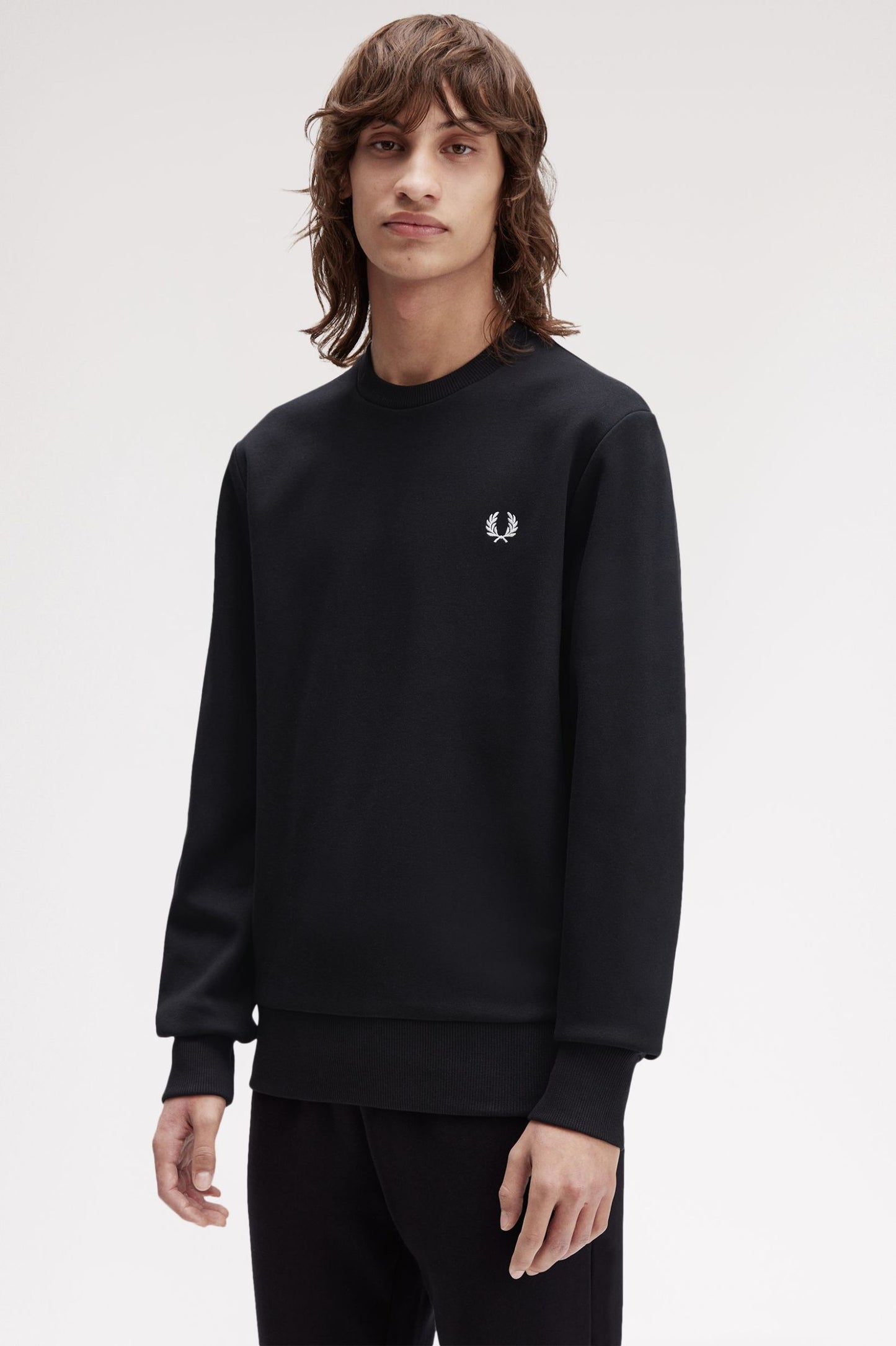 FRED PERRY BOLD BRANDING CREWNECK SWEATSHIRT