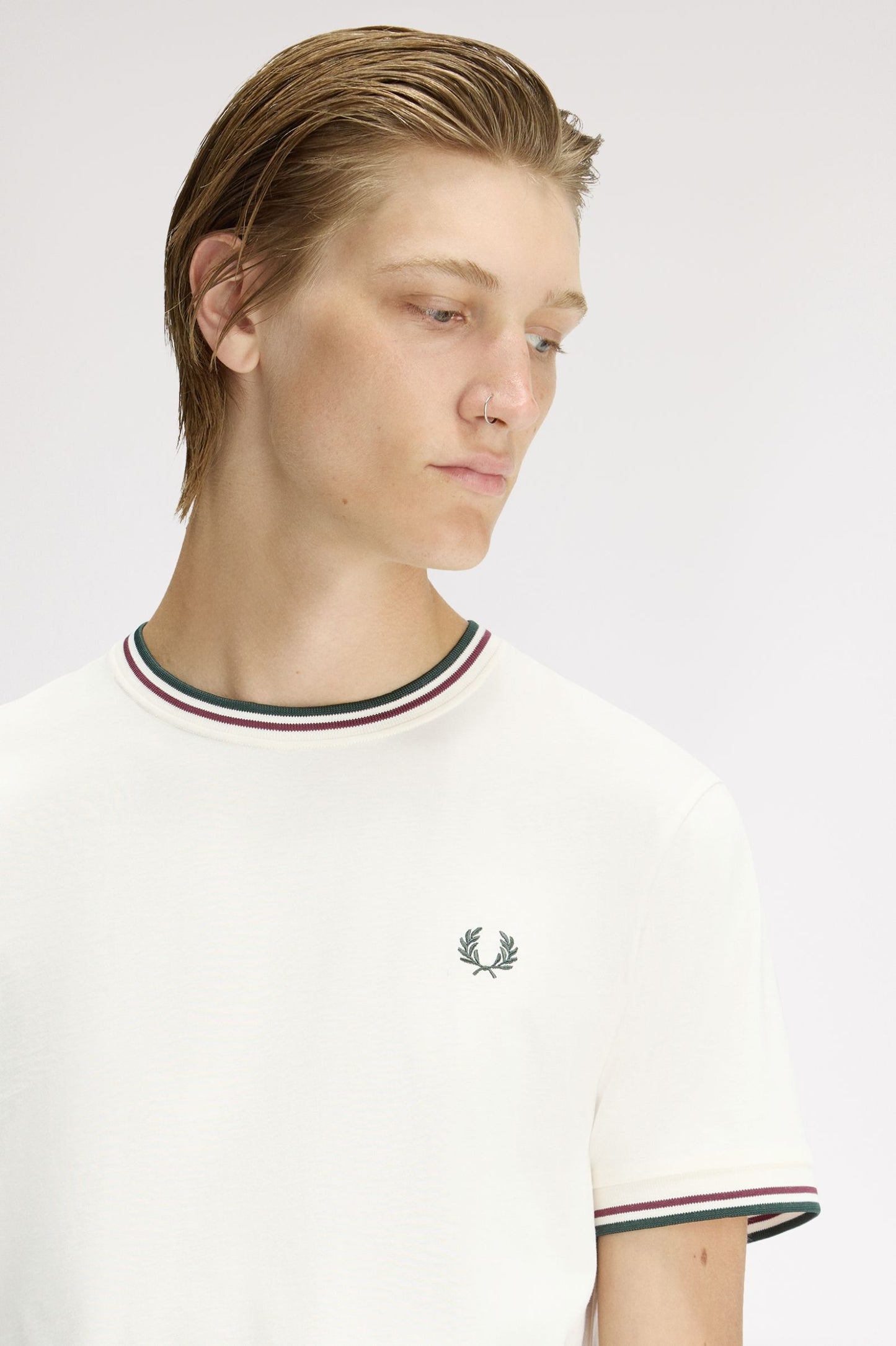 FRED PERRY TWIN TIPPED T SHIRT
