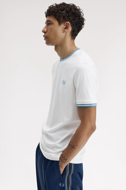 FRED PERRY TWIN TIPPED T SHIRT