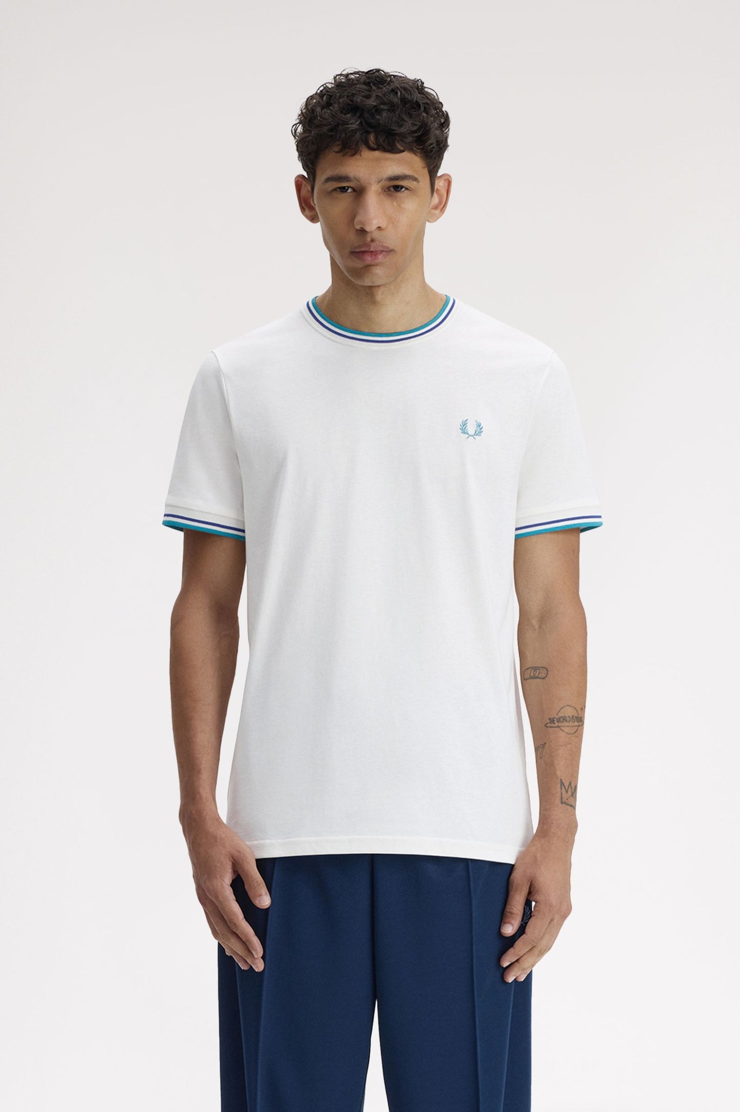 FRED PERRY TWIN TIPPED T SHIRT
