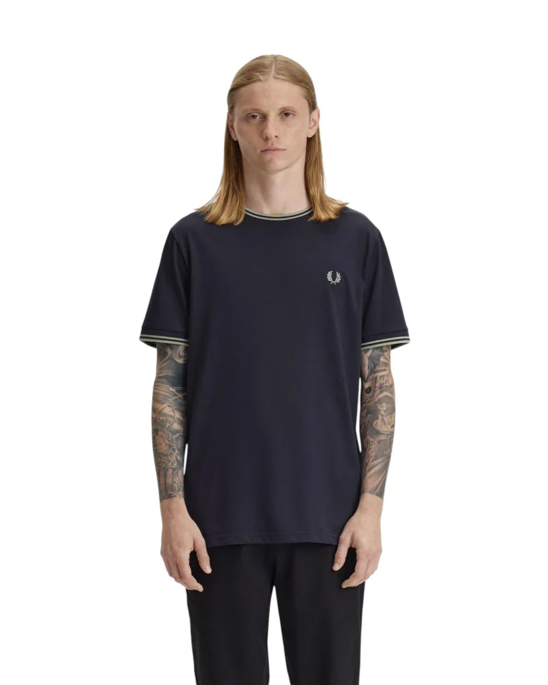 FRED PERRY TWIN TIPPED T SHIRT