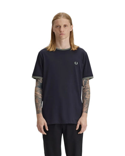 FRED PERRY TWIN TIPPED T SHIRT