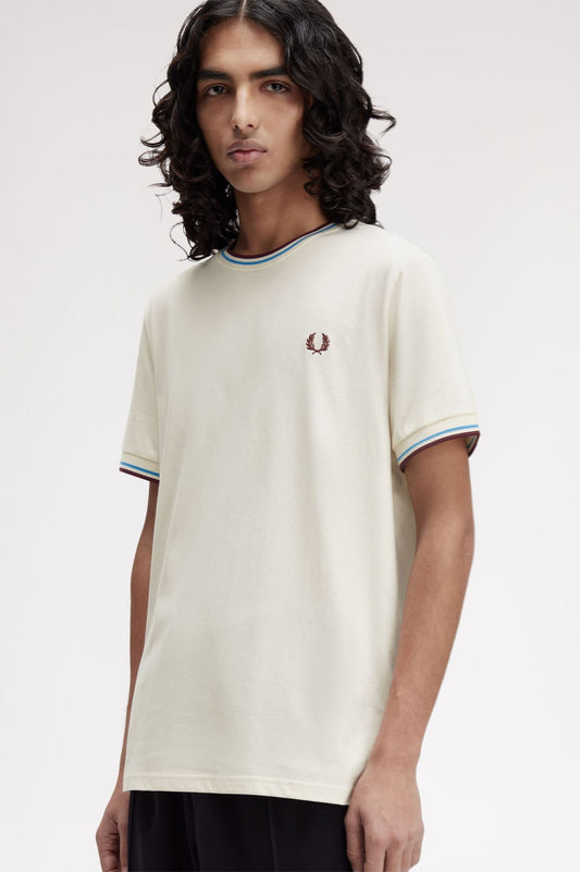 FRED PERRY TWIN TIPPED T SHIRT