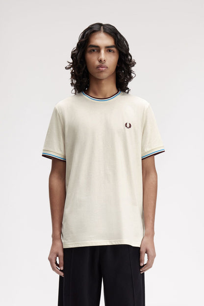 FRED PERRY TWIN TIPPED T SHIRT
