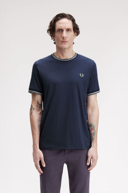 FRED PERRY TWIN TIPPED T SHIRT