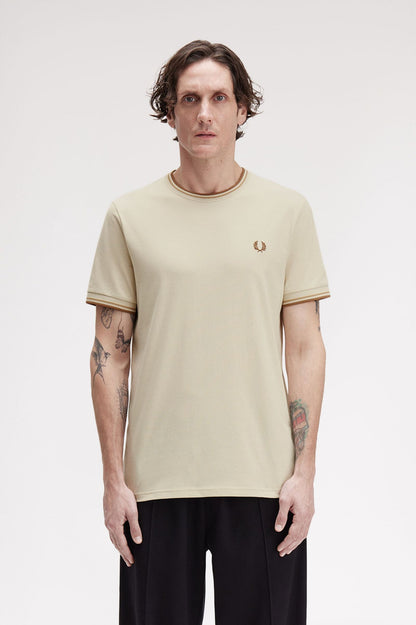 FRED PERRY TWIN TIPPED T SHIRT