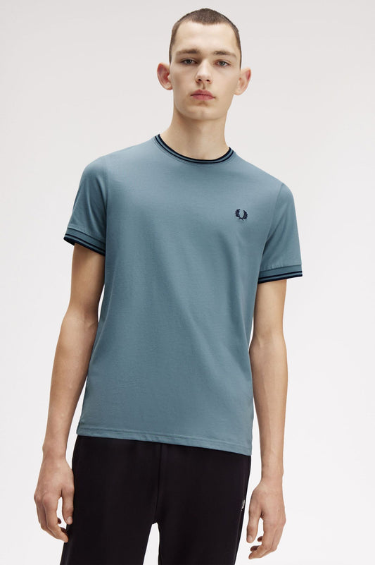 FRED PERRY TWIN TIPPED T SHIRT
