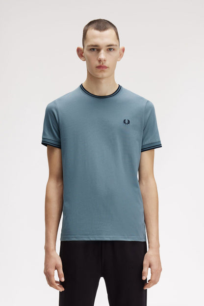 FRED PERRY TWIN TIPPED T SHIRT