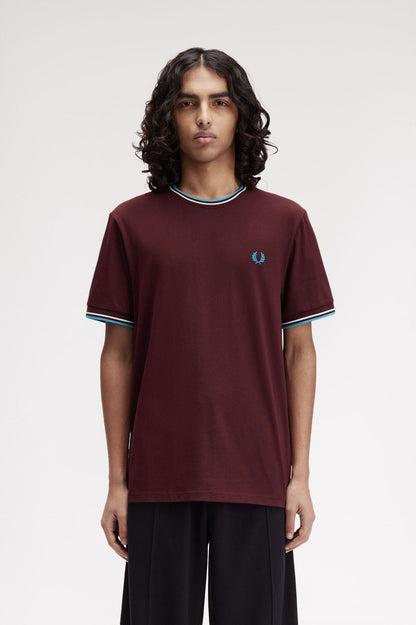 FRED PERRY TWIN TPPED T SHIRT