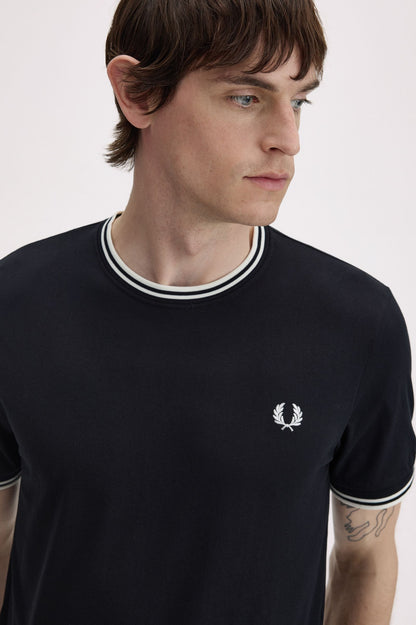 FRED PERRY TWIN TIPPED T SHIRT