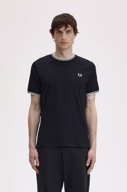 FRED PERRY TWIN TIPPED T SHIRT
