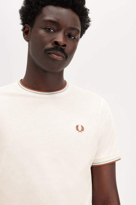 FRED PERRY TWIN TIPPED T SHIRT