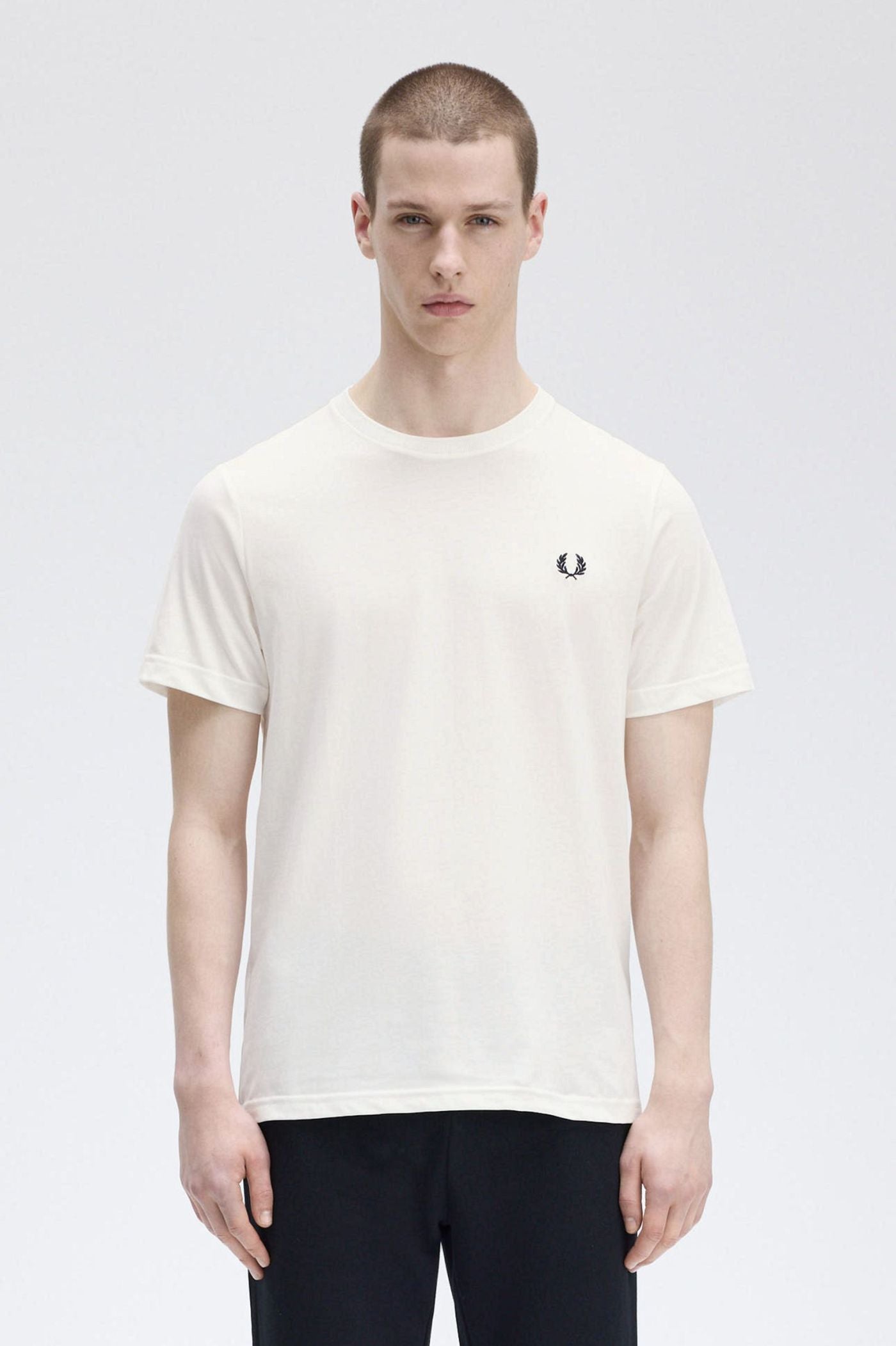 FRED PERRY CREW NECK T SHIRT
