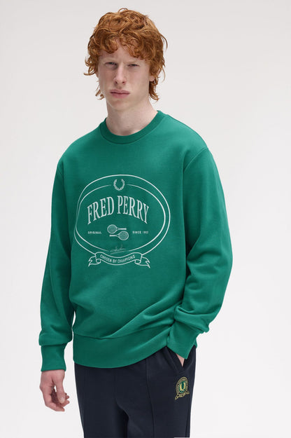FRED PERRY CHOSEN BY CHAMPIONS SWEATSHIRT