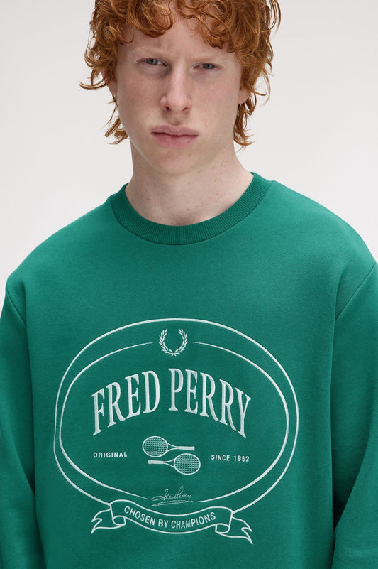 FRED PERRY CHOSEN BY CHAMPIONS SWEATSHIRT