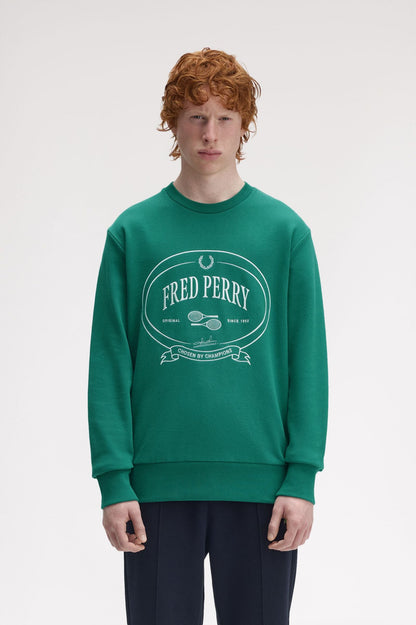 FRED PERRY CHOSEN BY CHAMPIONS SWEATSHIRT
