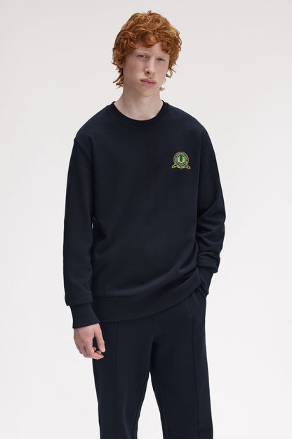 FRED PERRY TENNIS BADGE SWEATSHIRT