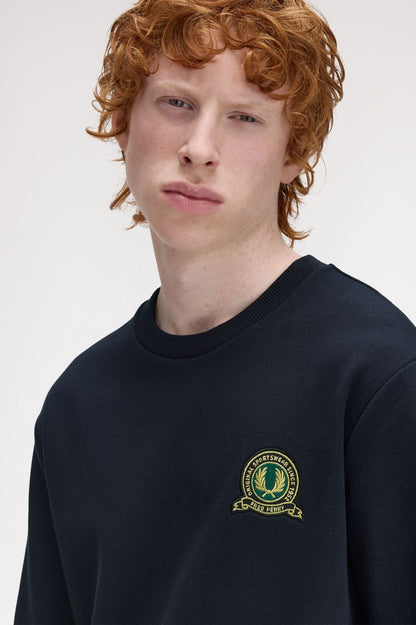 FRED PERRY TENNIS BADGE SWEATSHIRT
