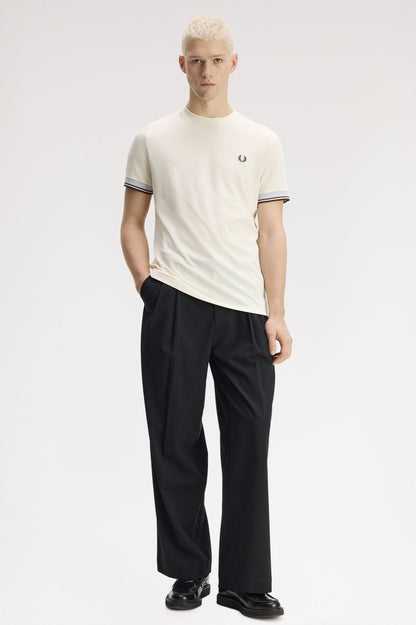 FRED PERRY TWIN TIPPED CUFF T-SHIRT
