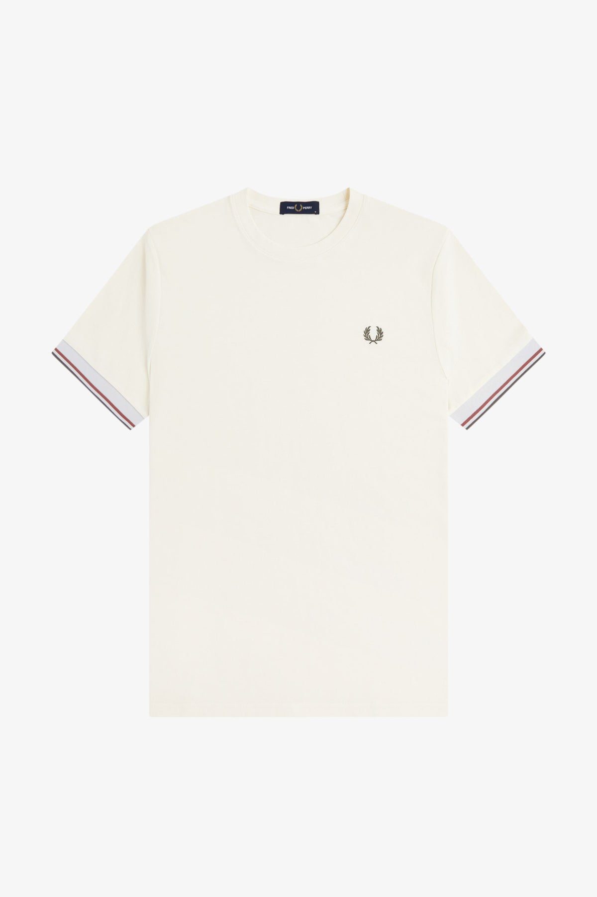 FRED PERRY TWIN TIPPED CUFF T-SHIRT