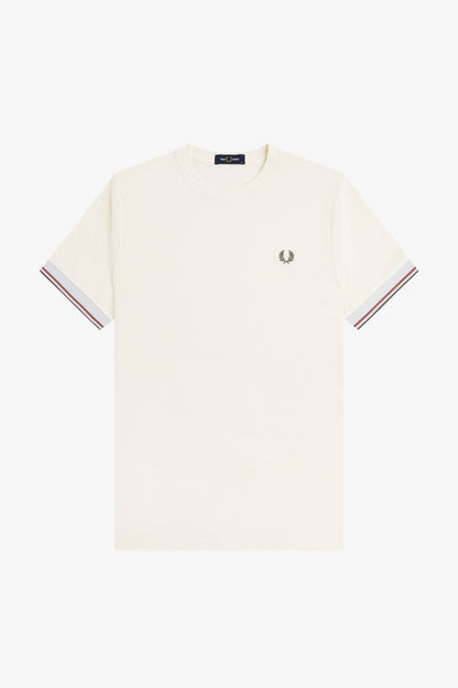FRED PERRY TWIN TIPPED CUFF T-SHIRT