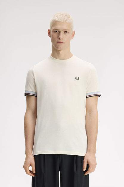 FRED PERRY TWIN TIPPED CUFF T-SHIRT