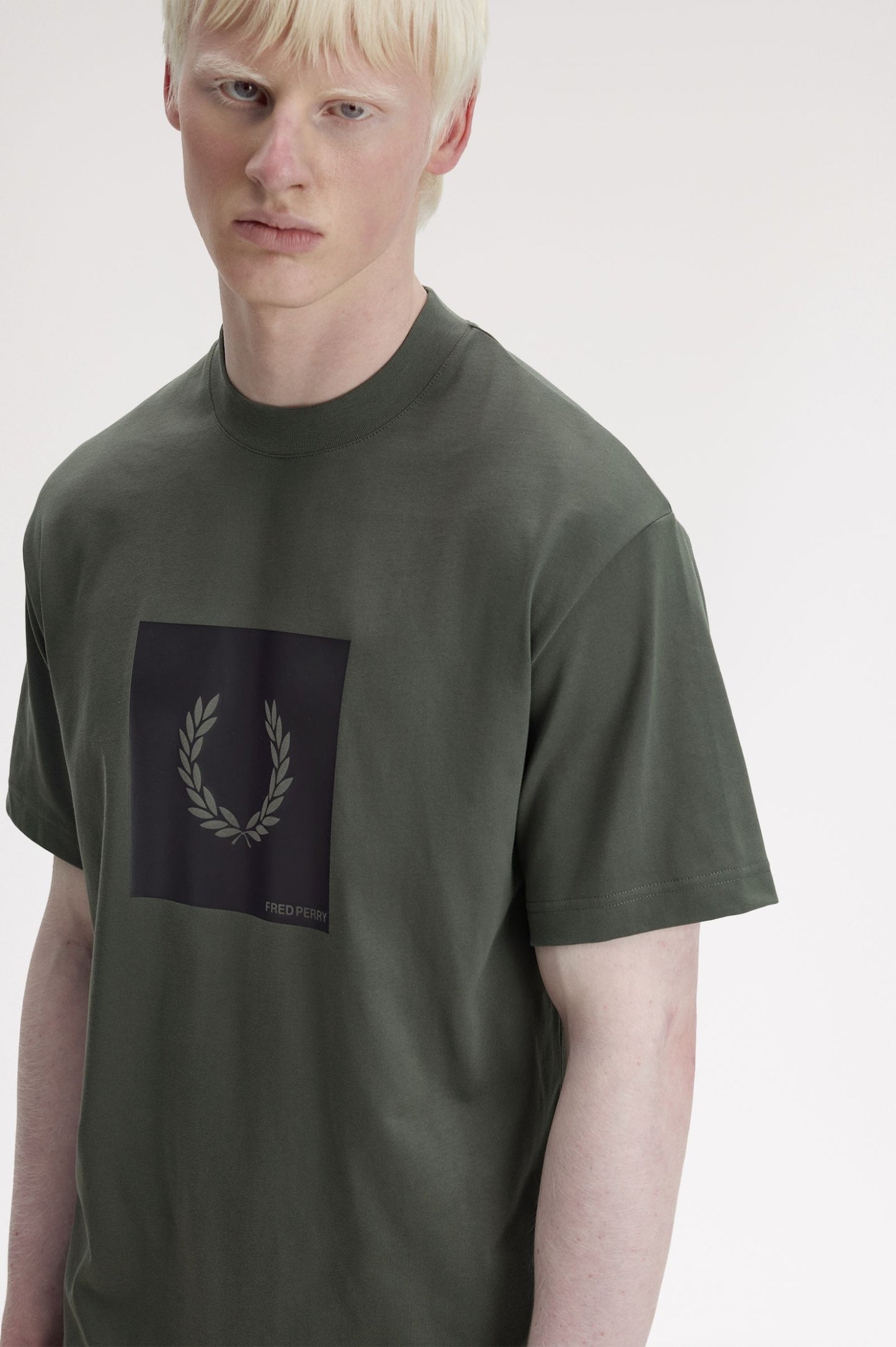 FRED PERRY BOX GRAPHIC T SHIRT