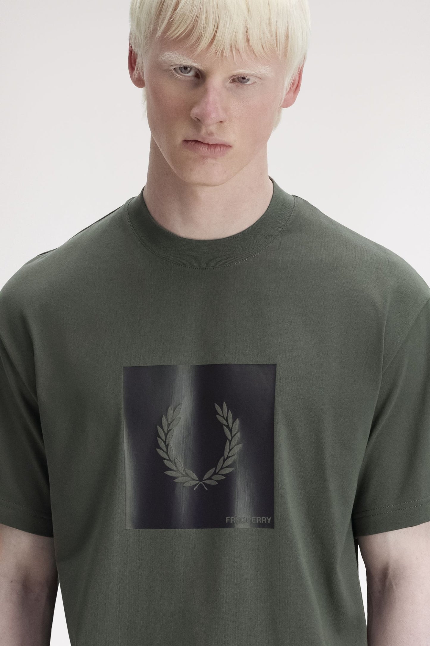 FRED PERRY BOX GRAPHIC T SHIRT