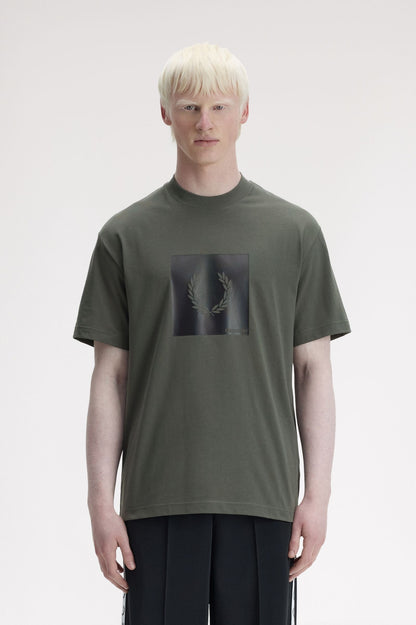 FRED PERRY BOX GRAPHIC T SHIRT