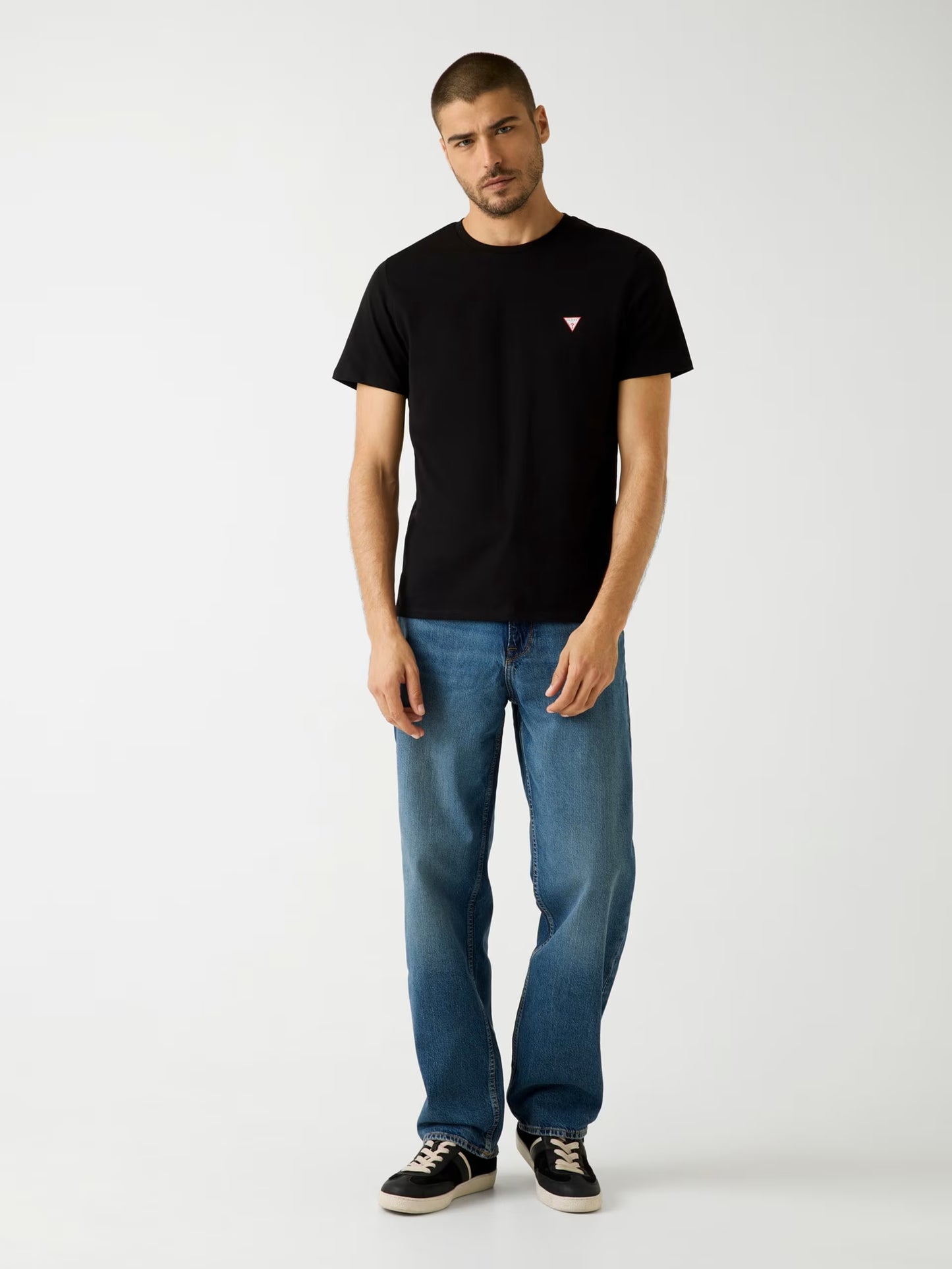 GUESS JEANS TRIANGLE CORE T SHIRT