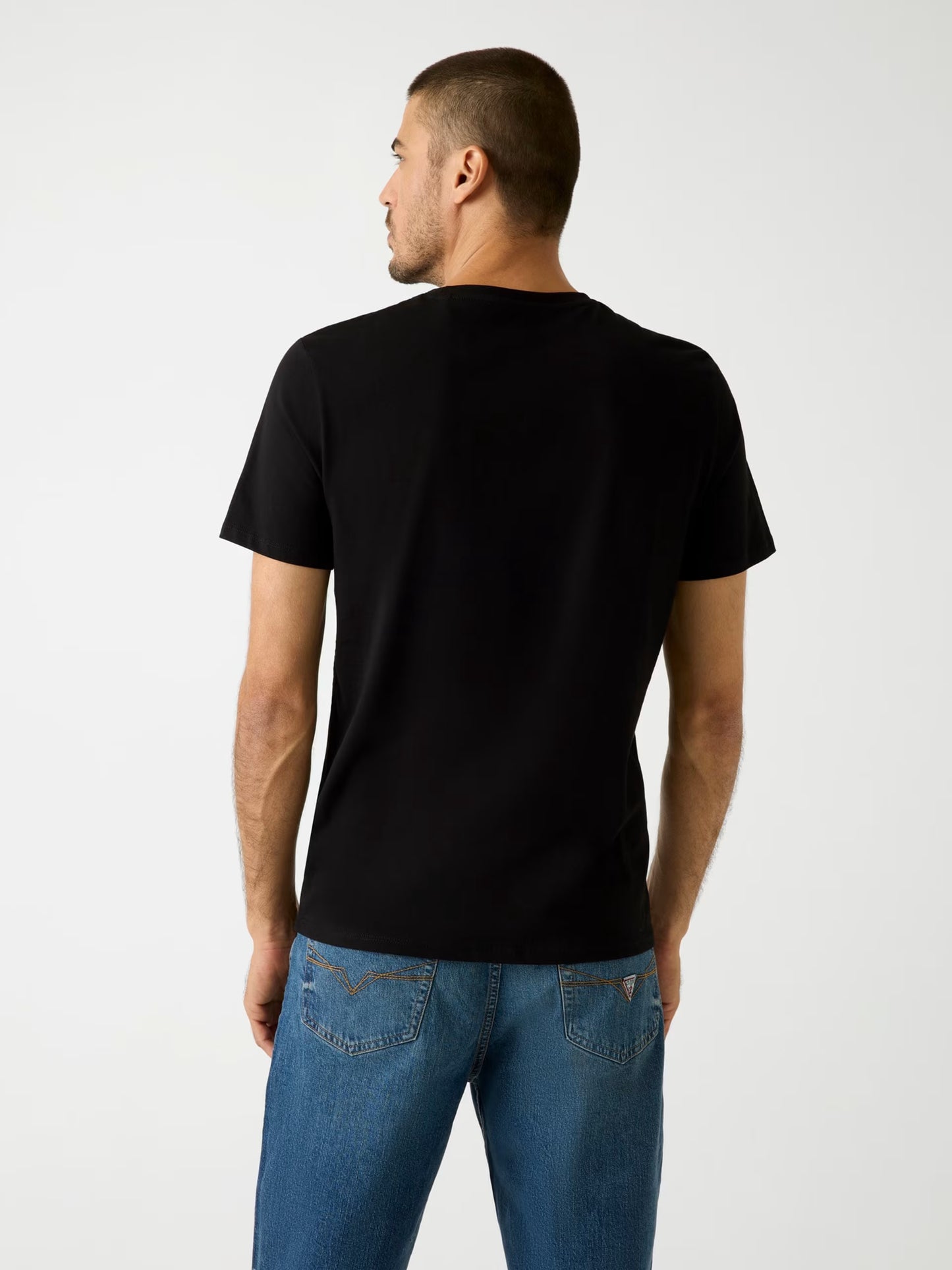 GUESS JEANS TRIANGLE CORE T SHIRT