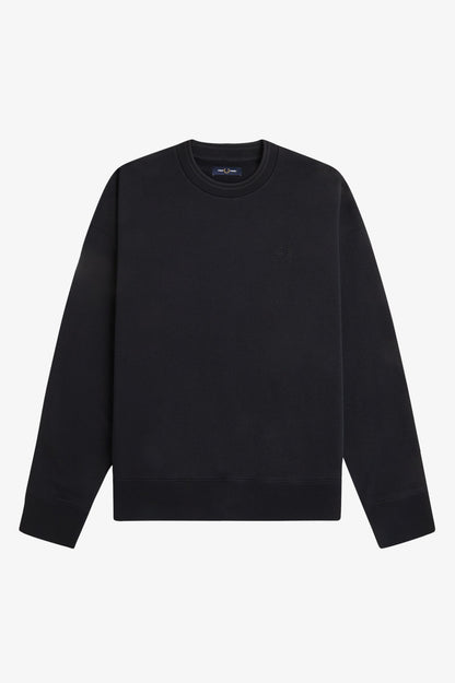 FRED PERRY OVERSIZED TIPPED SWEATSHIRT