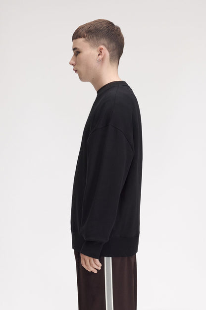 FRED PERRY OVERSIZED TIPPED SWEATSHIRT
