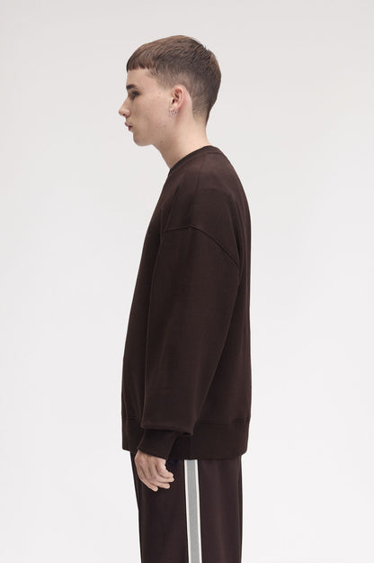 FRED PERRY OVERSIZED TIPPED SWEATSHIRT