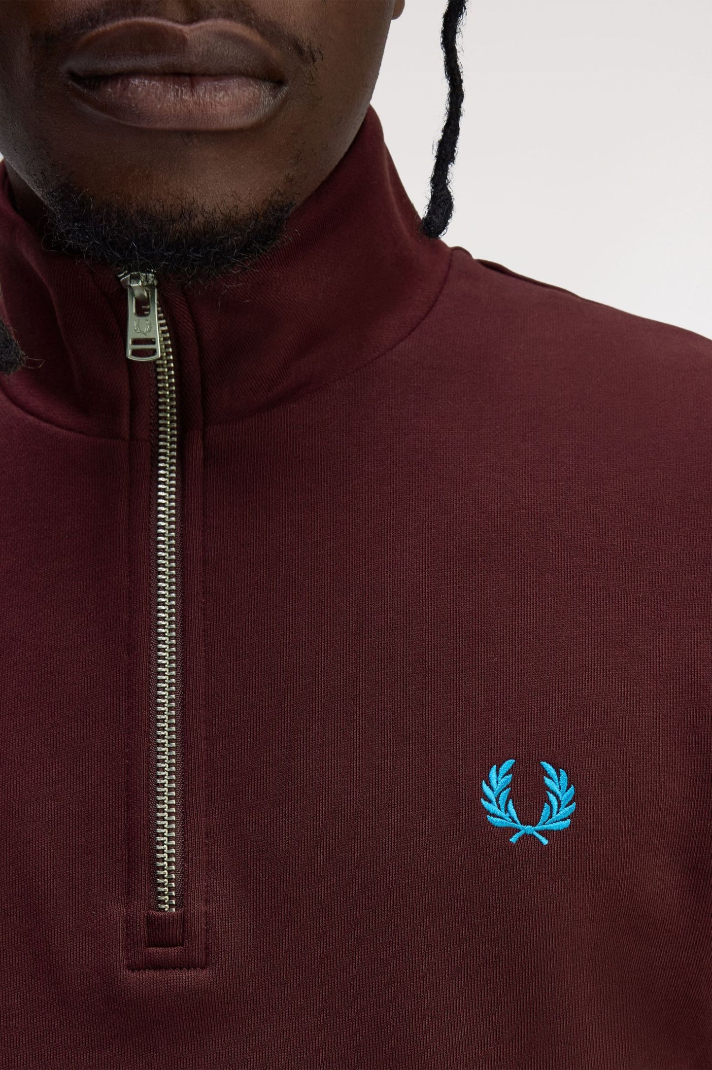 FRED PERRY HALF ZIP SWEATSHIRT