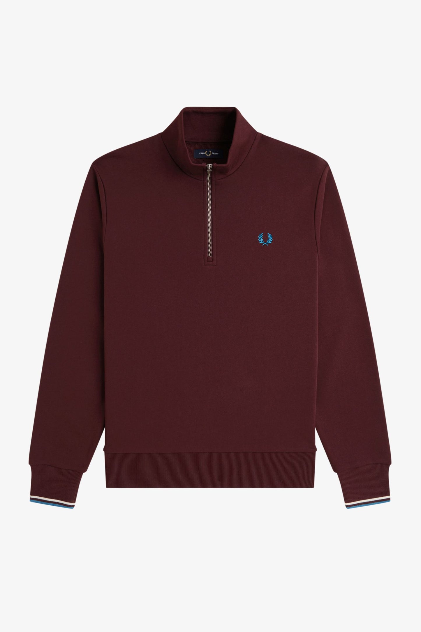 FRED PERRY HALF ZIP SWEATSHIRT
