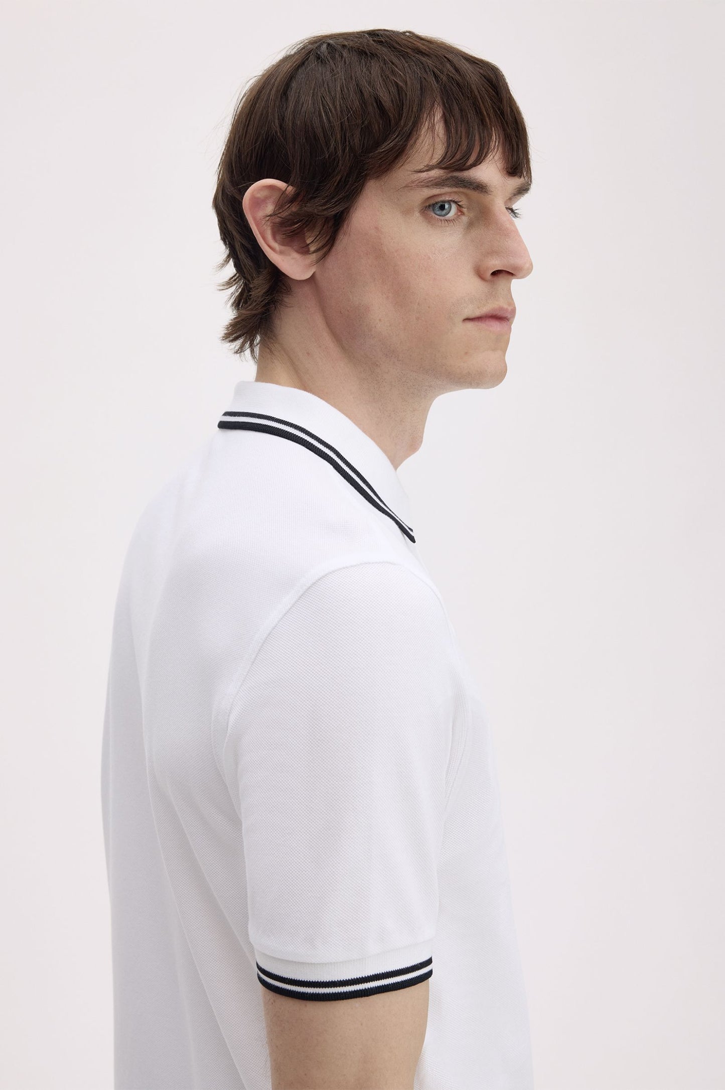 FRED PERRY TWIN TIPPED POLO T SHIRT