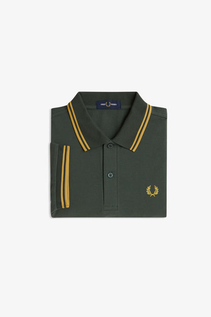 FRED PERRY TWIN TIPPED POLO T SHIRT