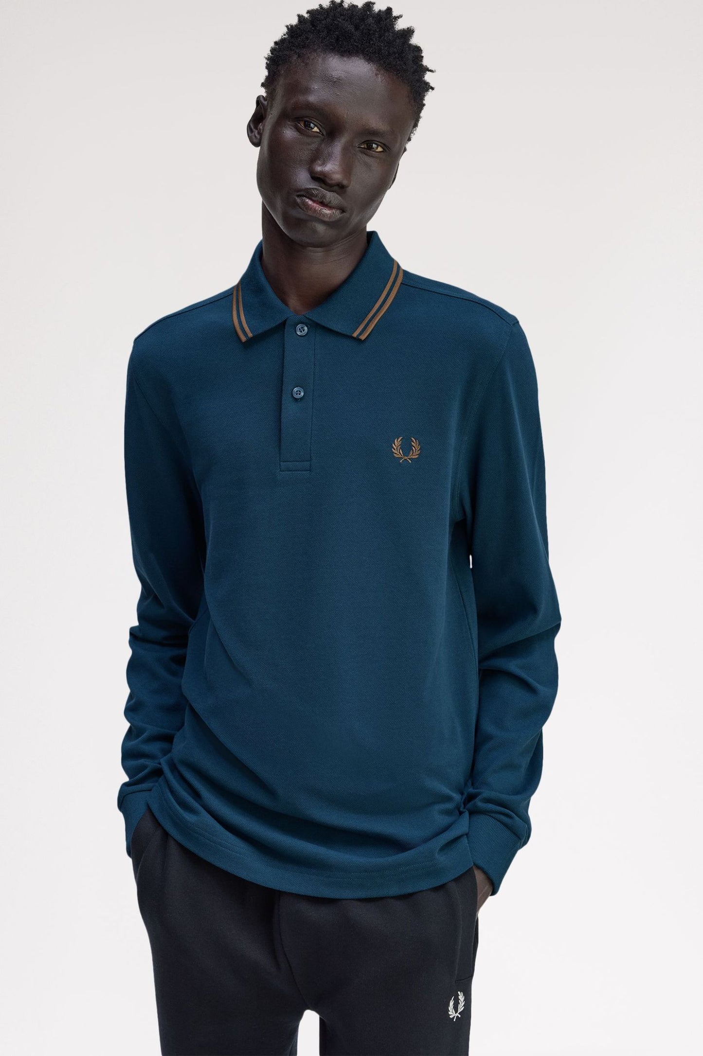 FRED PERRY LS TWIN TIPPED FP SHIRT