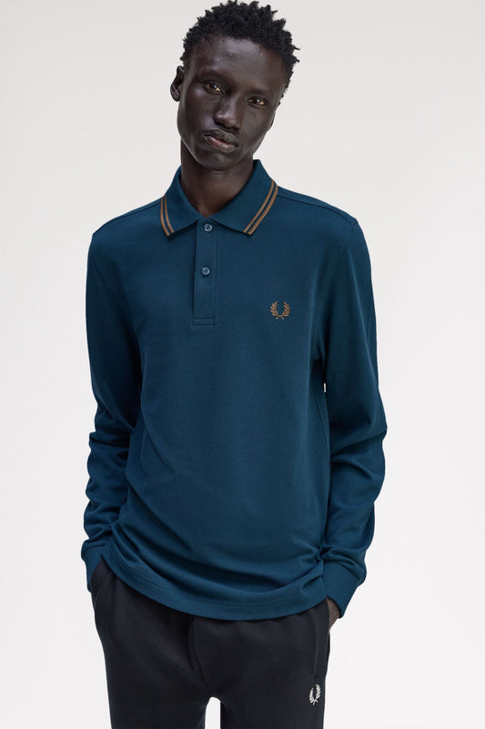 FRED PERRY LS TWIN TIPPED FP SHIRT