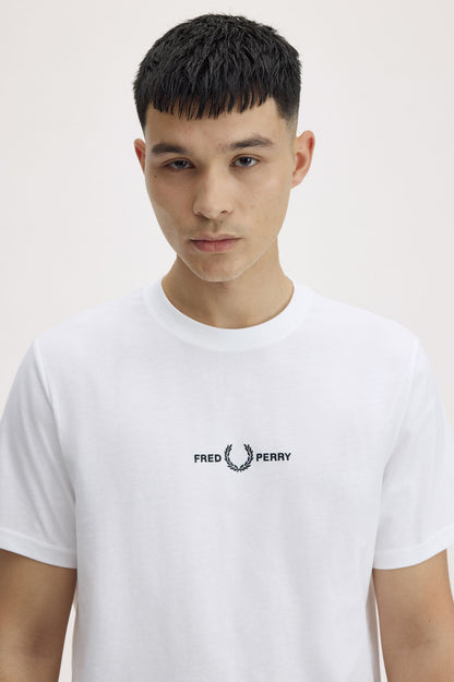 FRED PERRY EMBROIDERED T SHIRT