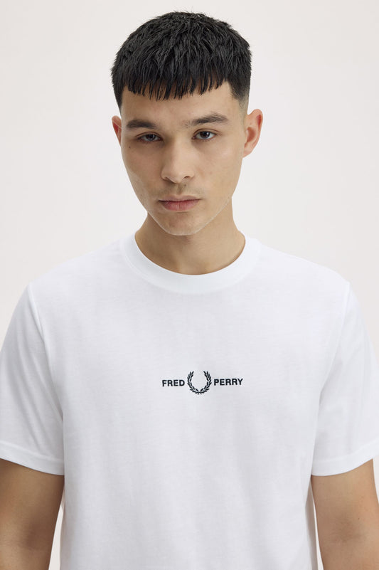 FRED PERRY EMBROIDERED T SHIRT