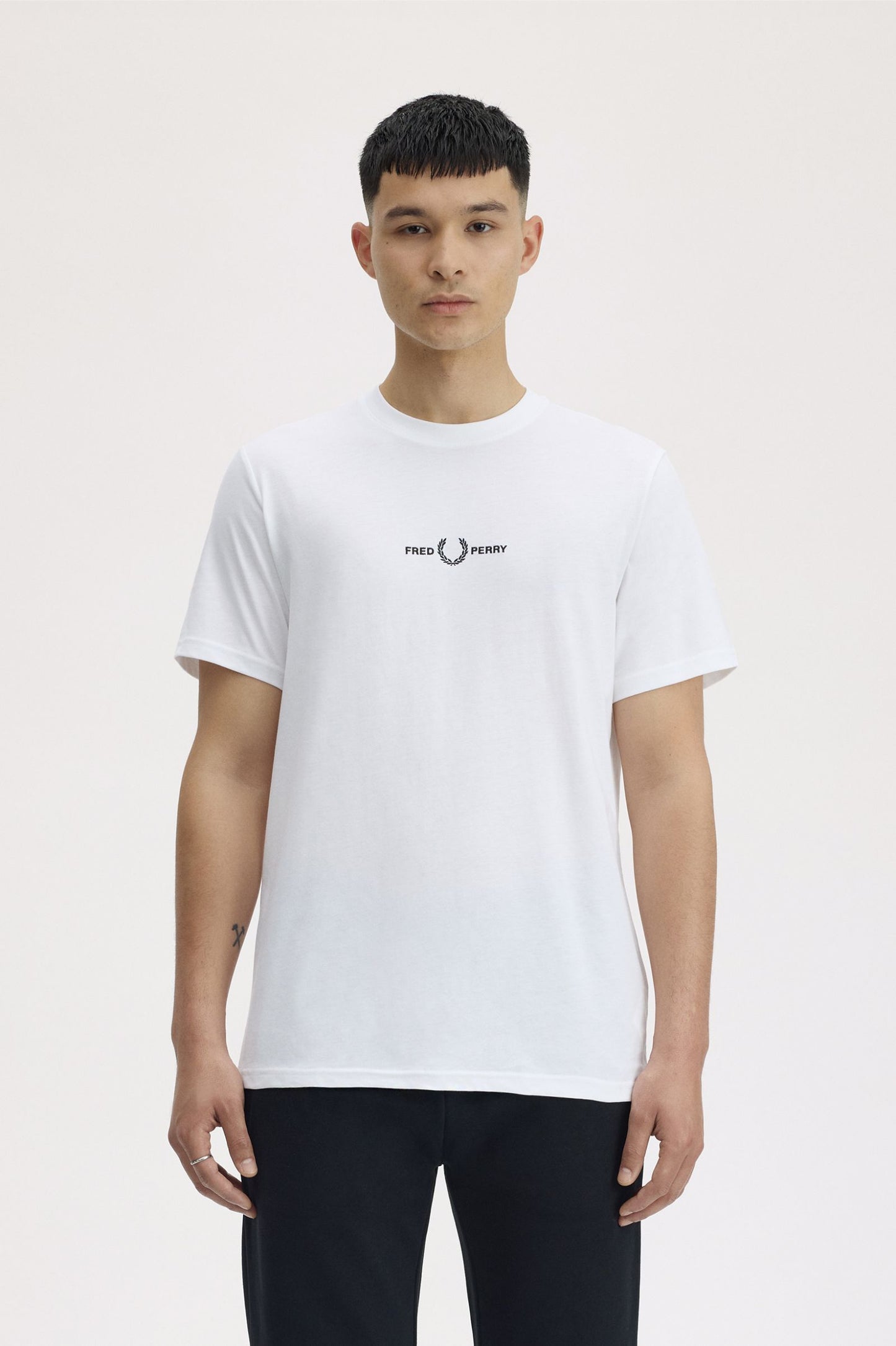 FRED PERRY EMBROIDERED T SHIRT