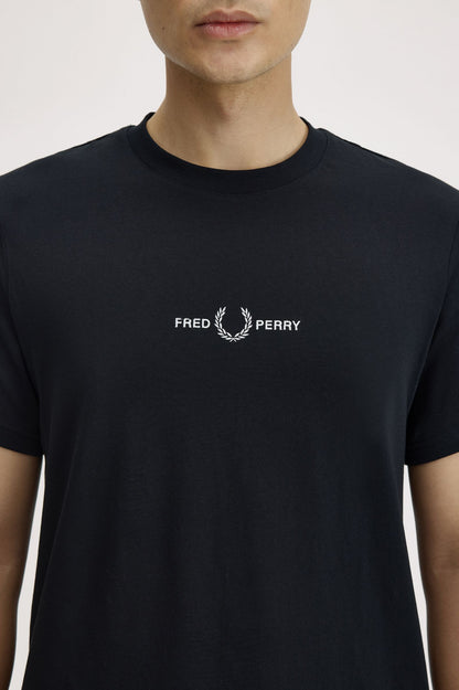 FRED PERRY EMBROIDERED T SHIRT