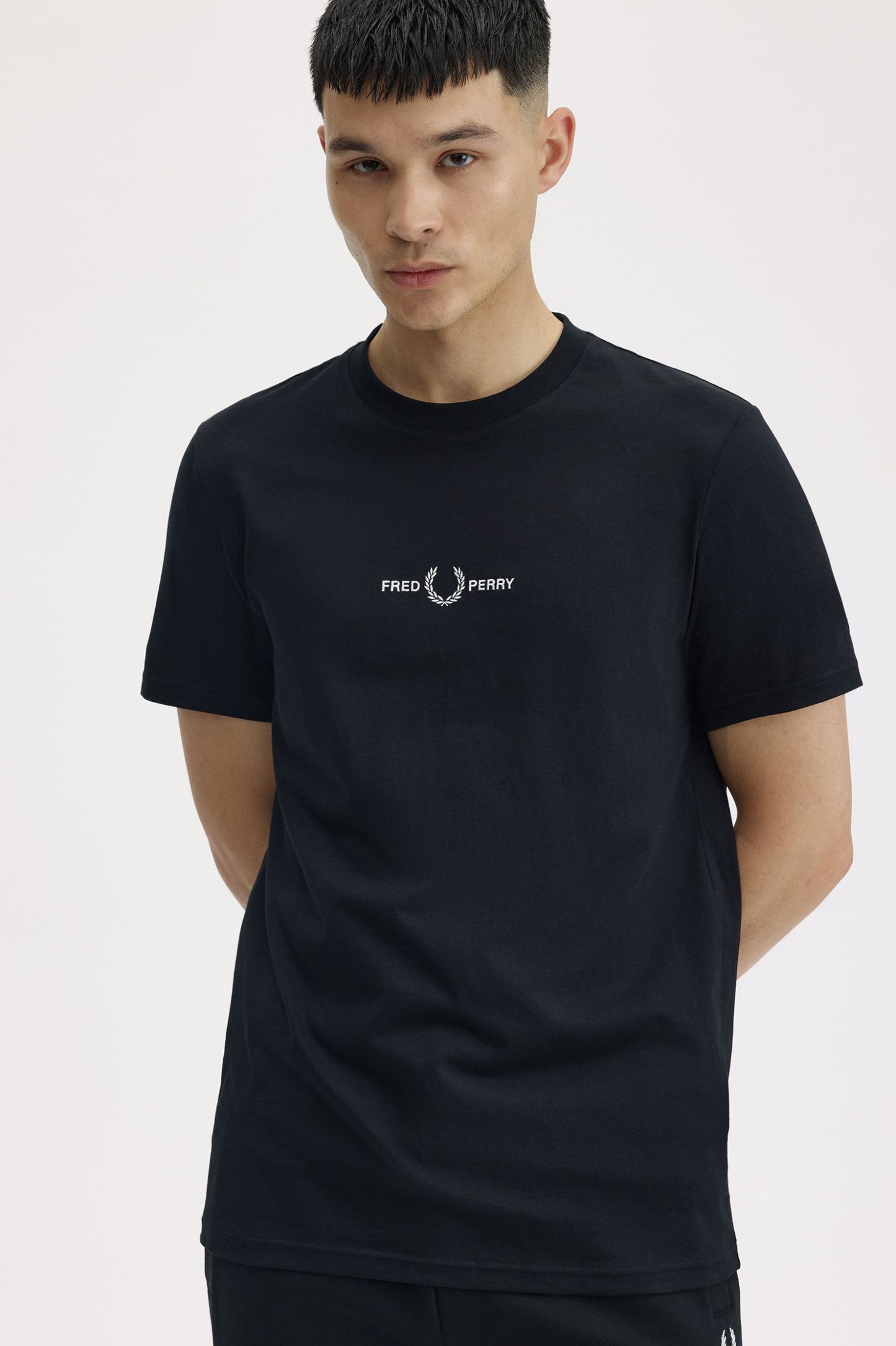 FRED PERRY EMBROIDERED T SHIRT