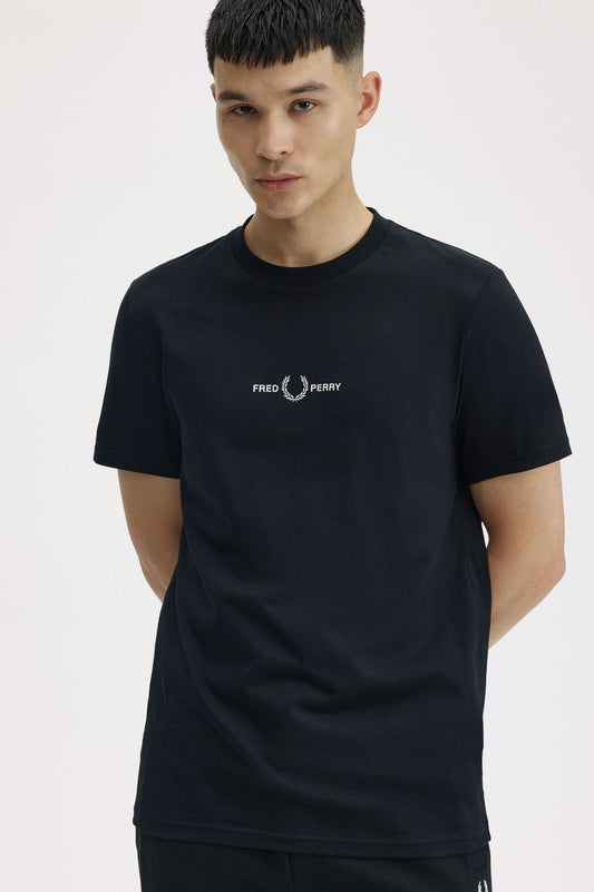 FRED PERRY EMBROIDERED T SHIRT