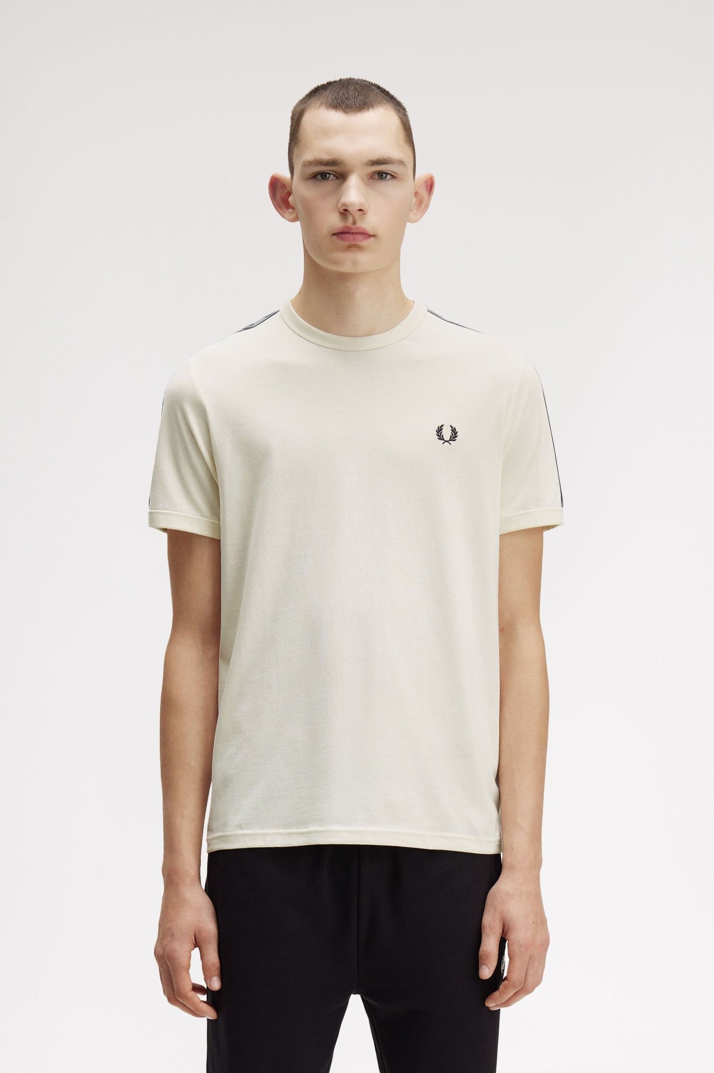 FRED PERRY CONTRAST TAPE RINGER T SHIRT