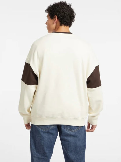 GUESS OVERSIZED HORIZONTAL STRIPE SWEATSHIRT