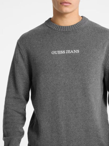 GUESS JEANS KNITTED LOGO PULLOVER
