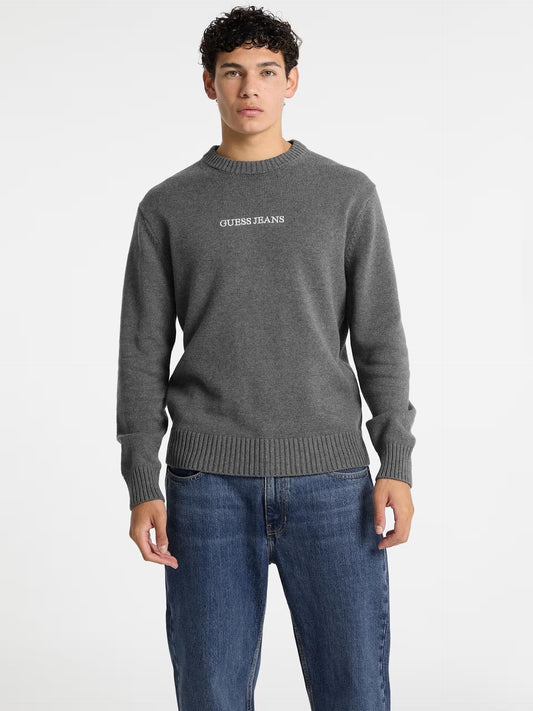GUESS JEANS KNITTED LOGO PULLOVER